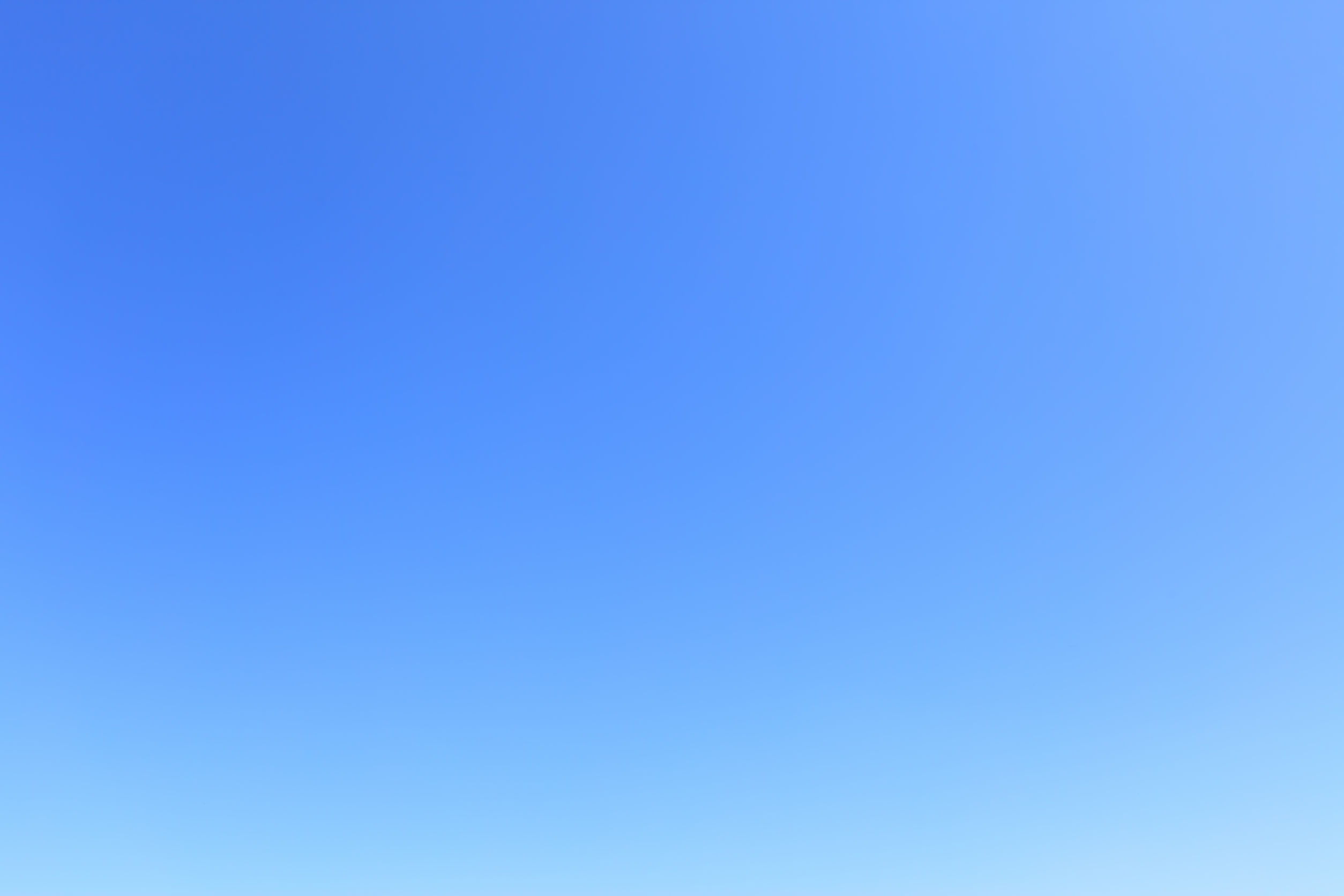 Cloudless blue sky