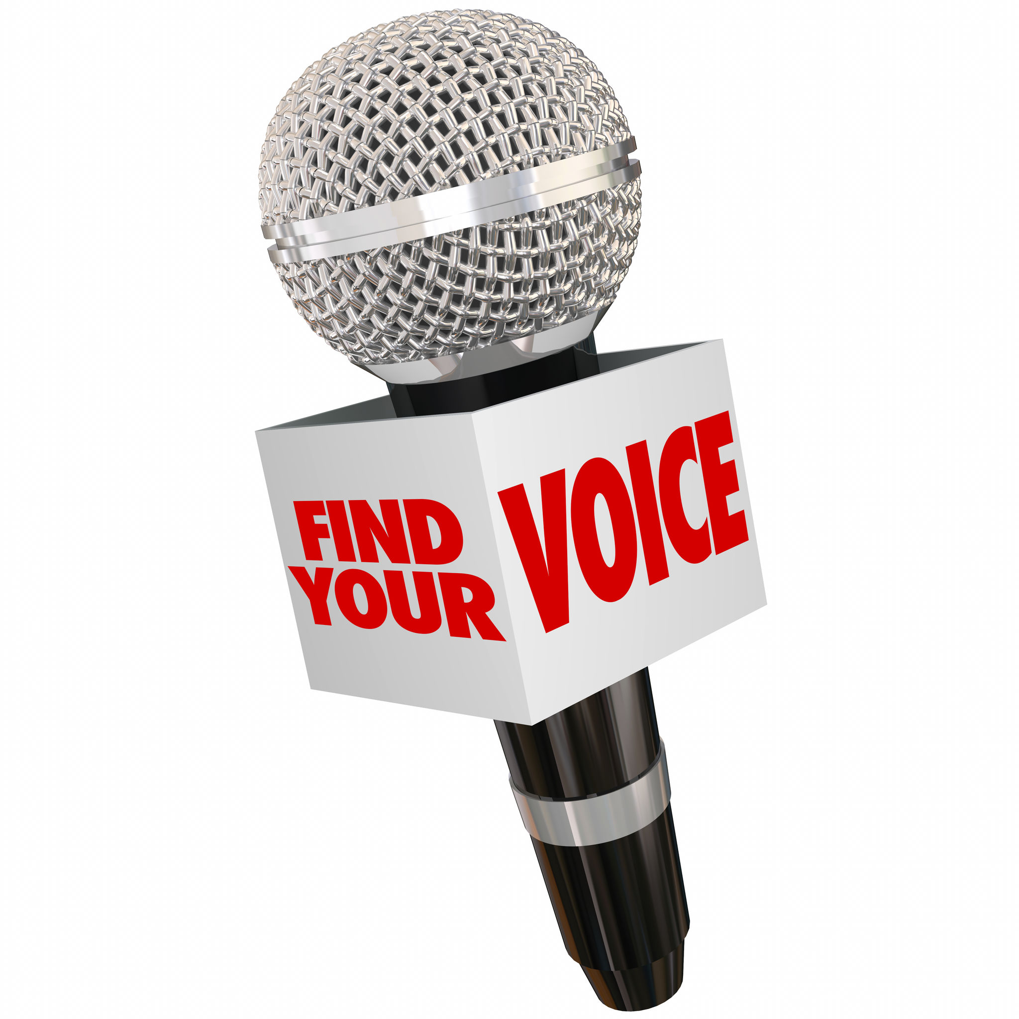 Find Your Voice Share Opinion Microphone